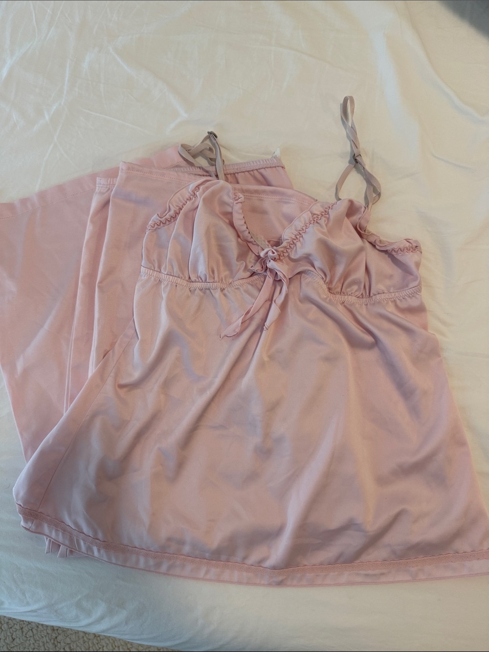La Senza Silky Light Pink Pajamas